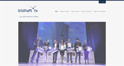 Desktop Screenshot of bildhaft-tv.de
