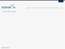 Tablet Screenshot of bildhaft-tv.de